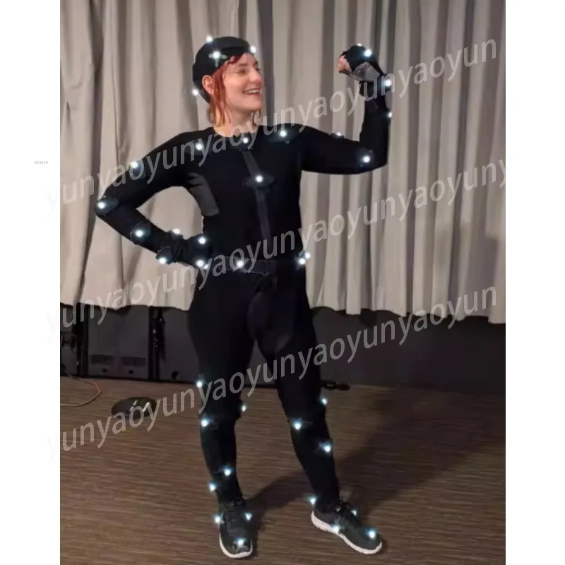 

A Set of L Size + 60 Cross-shaped Reflective Points + 10 Pieces of Reinforced Motion Capture Clothing Wool Face Clothing