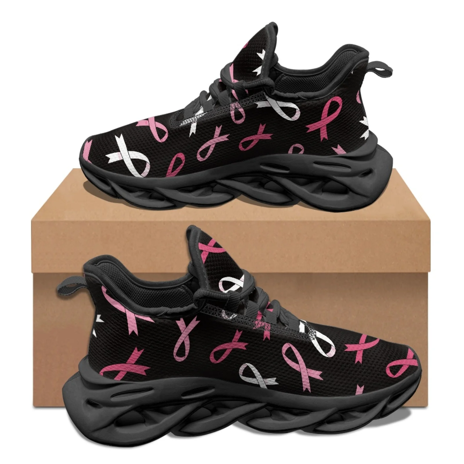 PENSTROLL Ribbon Theme Lightweight Men's Running Shoes for Walking Mesh & EVA Mens Running Shoes Jogging Trainers