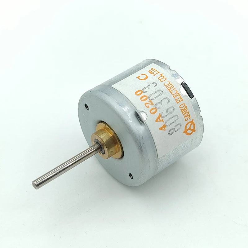 Mini RF-310 Motor DC 5V 6V 6500RPM Micro 24mm Diameter Round Spindle Motor SANKO 16.8mm Long Shaft DIY CD DVD Hobby Toy Model