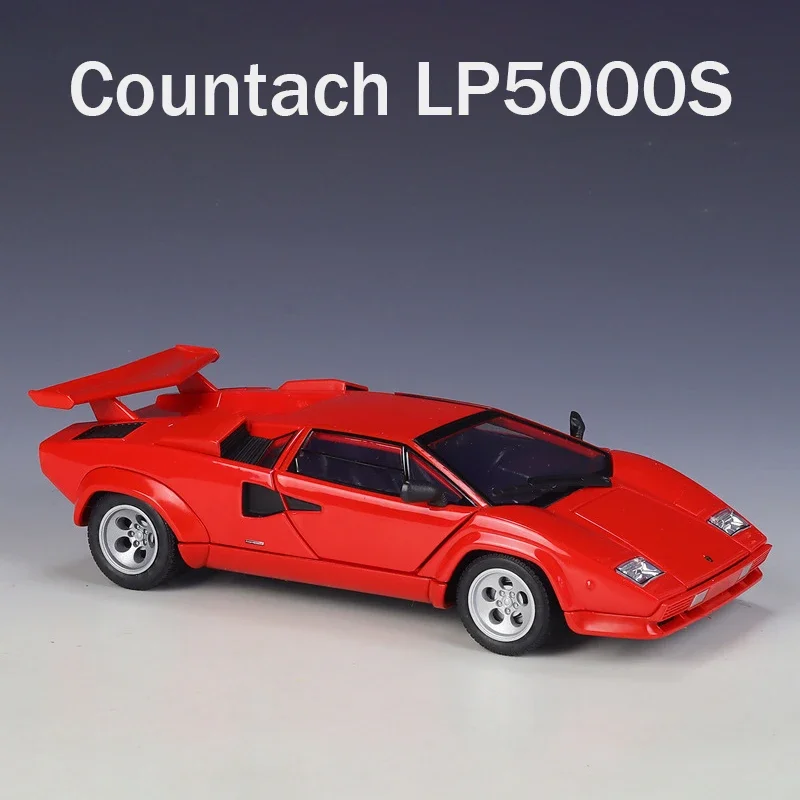 

WELLY 1:24 Lamborghini LP5000S Countach Supercar Alloy Car Model Diecasts & Toy Vehicles Collect Car Toy Boy Birthday gifts