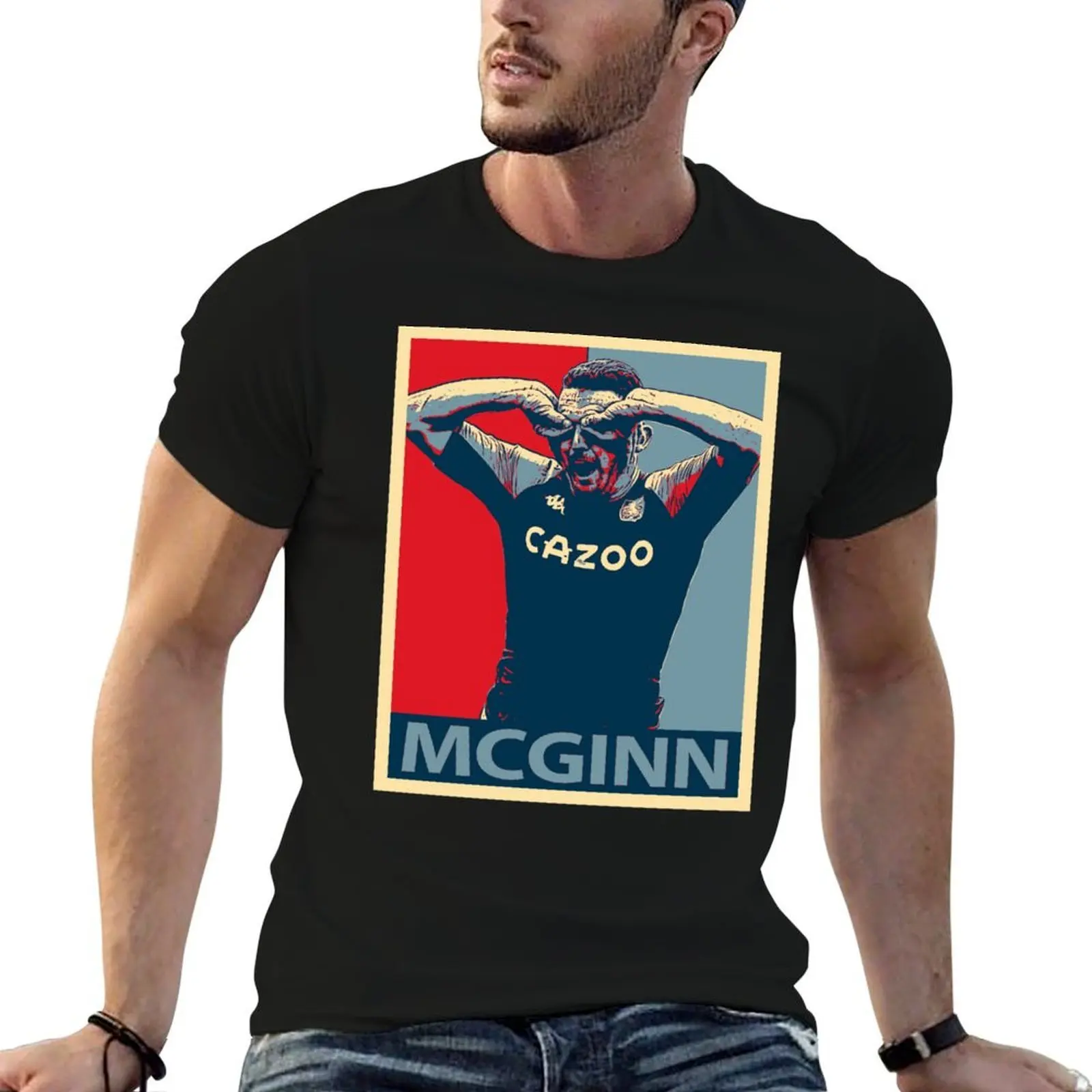 

John McGinn T-Shirt t shirt man designer t shirts for man slim fit T-Shirt
