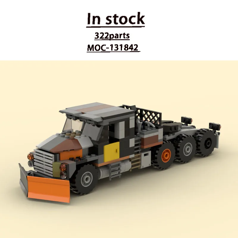 

MOC-131842 New Classic Military Semi-Trailer Truck Building Block Model 322 Parts Boys Children's Birthday Christmas Toy Gift