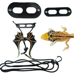 Bearded Dragon Leash Harness 3 Size Pack Leash For Walking Adjustable Reptile Leash For Bearded Dragon Chameleon Iguana Guinea