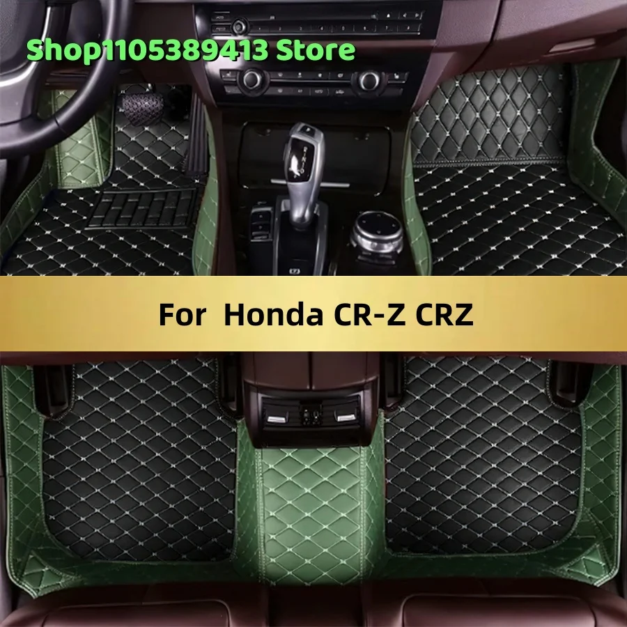 

Artificial Leather Custom Car Floor Mats For Honda CR-Z CRZ 2010 2011 2012 2013 2014 2015 Car Mat Accessories Mats Carpets Auto