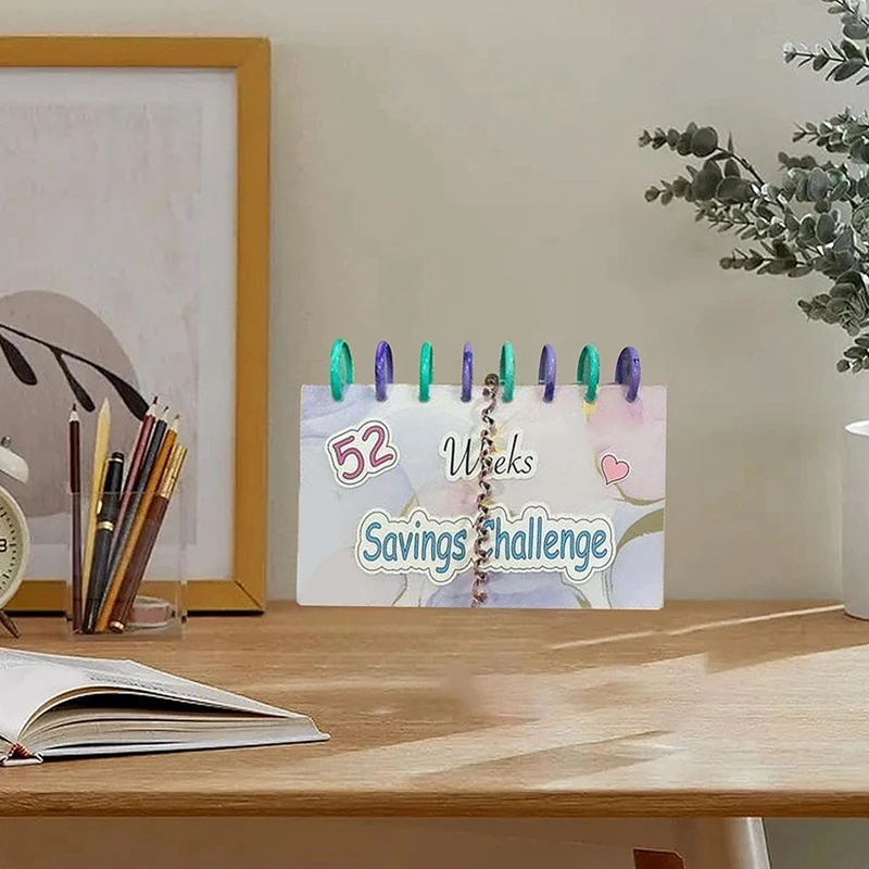 Savings Challenge Reusable Budget Book New Savings Binder Planner 52 Week With Cash Envelopes Book Envelope