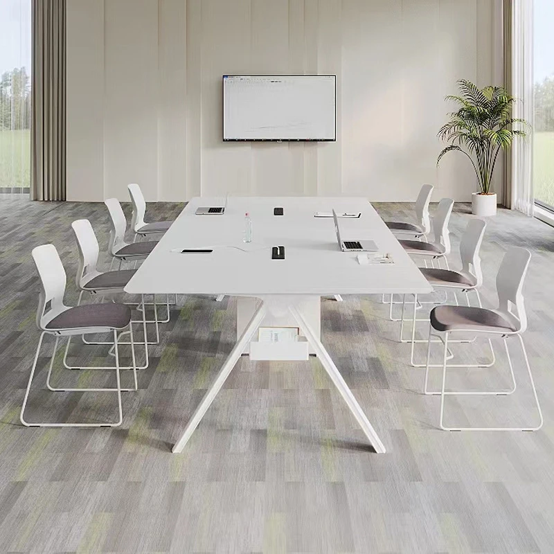 

Brand New Product Simple Large Plate Type Luxury Office Meeting Table Conference Modern for Negotiation