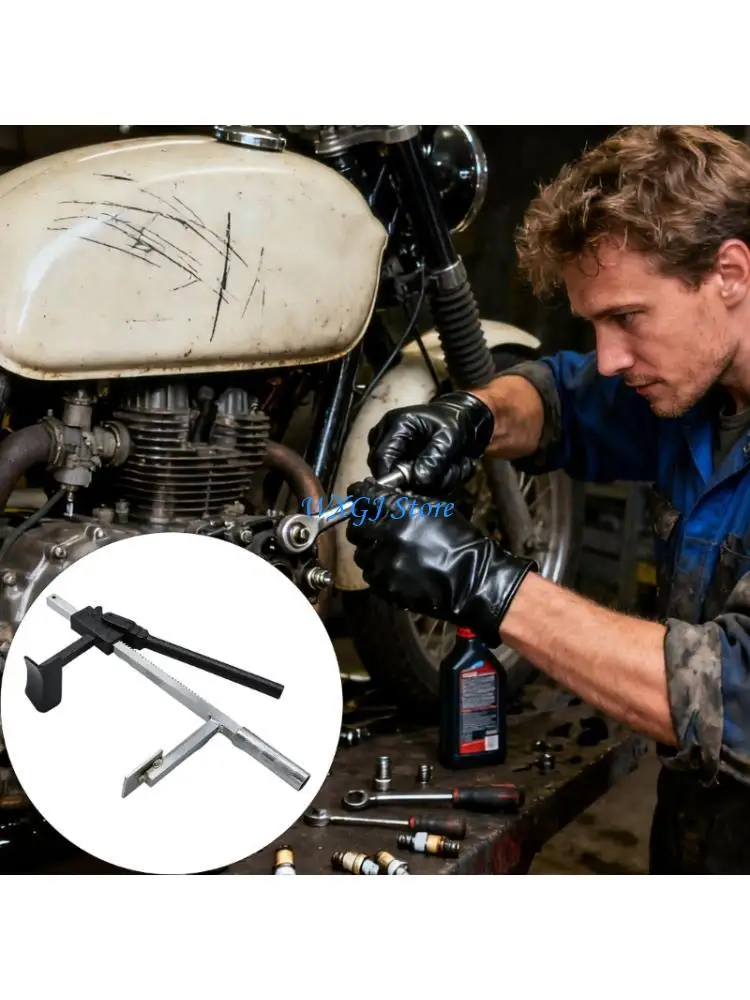 

37JE Quick Release Motorcycle Tire Changer Manual Tire Changer Tool for Adventure Riders and Mechanics