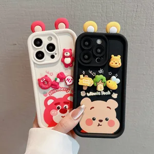 جراب هاتف ويني بير سوفت تي بي يو متعدد الخطوات لهواوي P30 P60 برو نوفا 11i 10 SE Y9S X6 X7 X8B 9X 50 70 90 90 لايت أفضل 6 هدايا تذكارية لعيد ميلاد 90 مبيعات - رقم 6