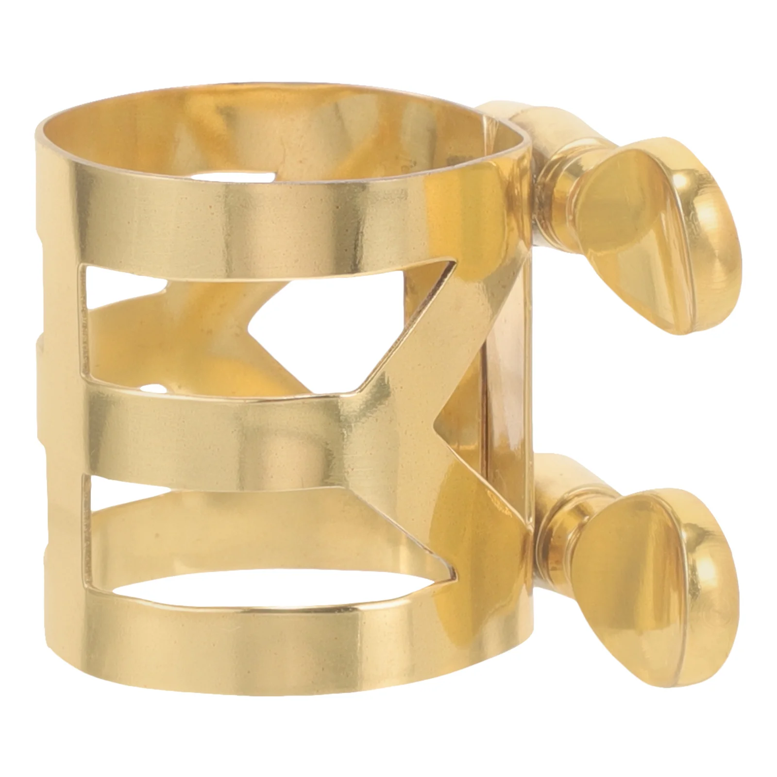 

Saxophone Clip Alto Sax Ligature Adjustable Metal Reed Clip Mouthpiece Fastener Saxophone Supplies Parts Clarinet Ligature