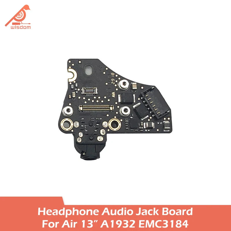 Laptop A1932 Headphone Audio Jack Board with Flex Cable 820-01124-A/04 821-01528-A For MacBook Air 13