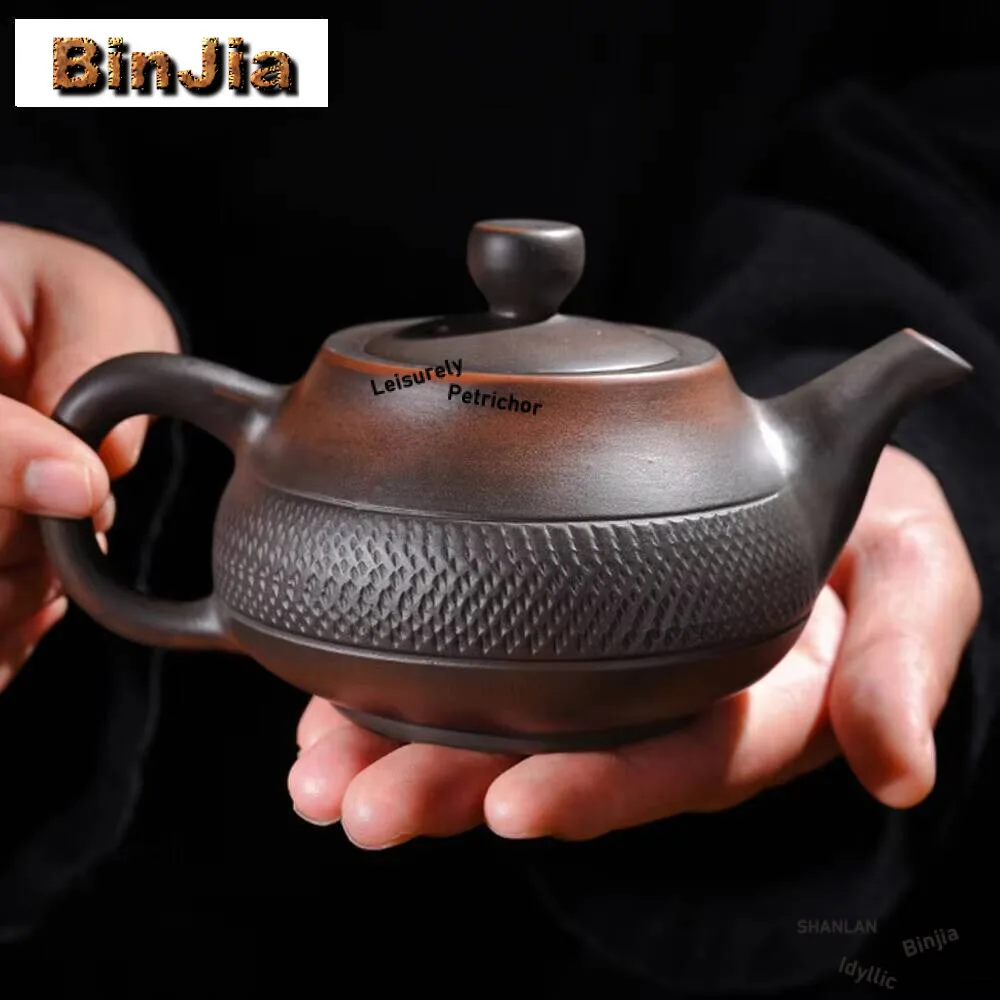 

Jianshui Purple Pottery Pot Ceramic Kung Fu Teapot Tea Kettle Handmade Maker Set Small Teawater Sets Gifts Accessories Supplies