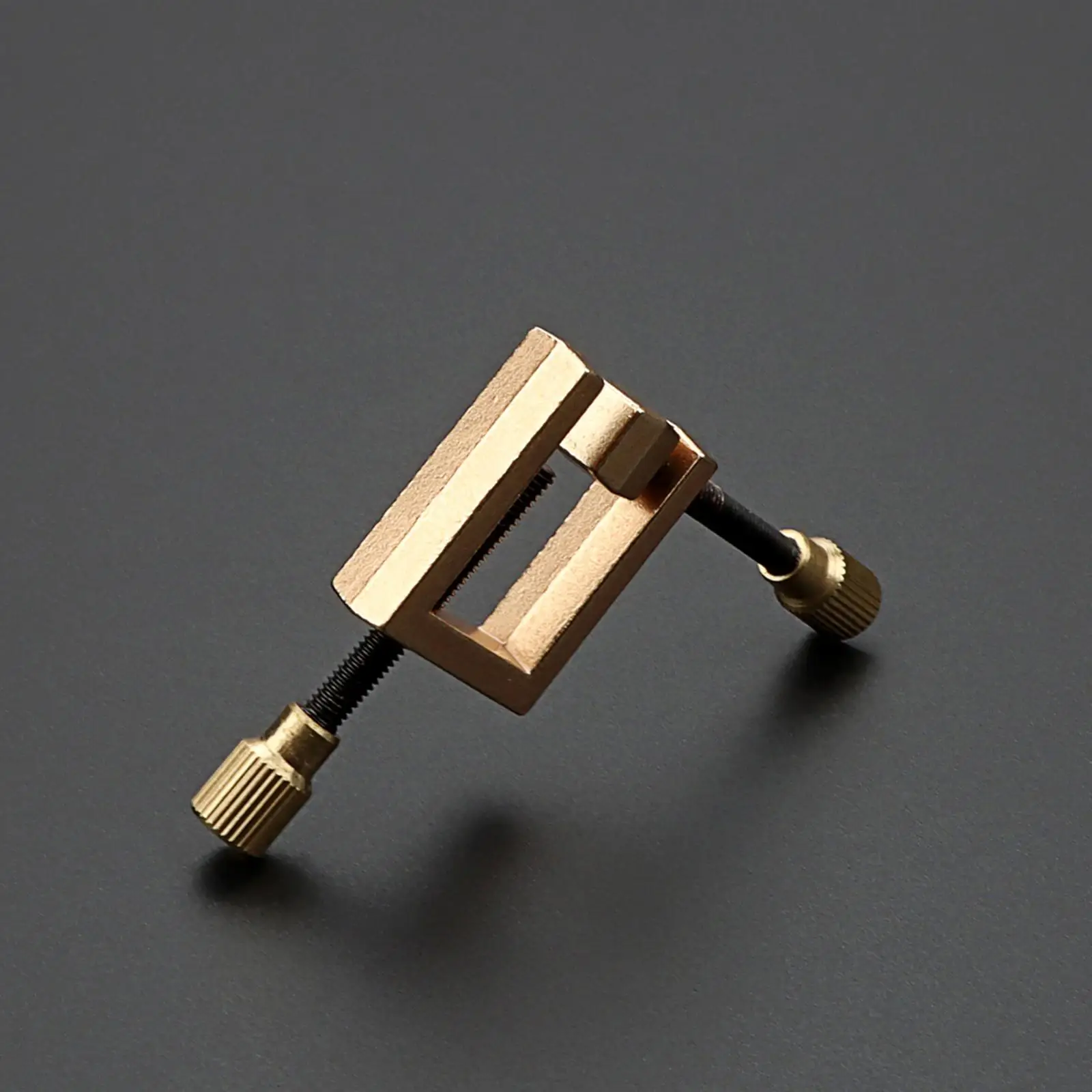 Precision Violin Side Clamp Brass Adjustable Luthier Tool Edge Crack Repair Accessory for Violin