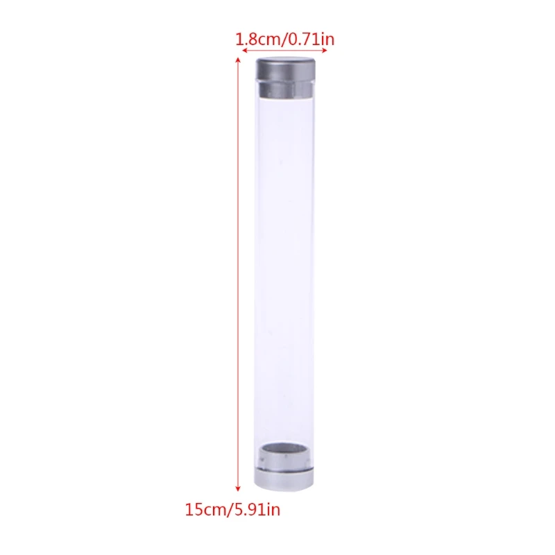 Transparent Cylinder for Case Pen Storage Box Stationery School Office