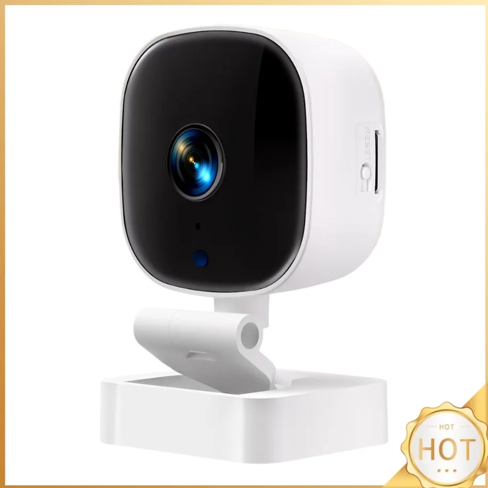 Indoor Baby Pet Camera WiFi 720P IR Night Vision Motion Detection Alert TF Card Recording Remote Monitor