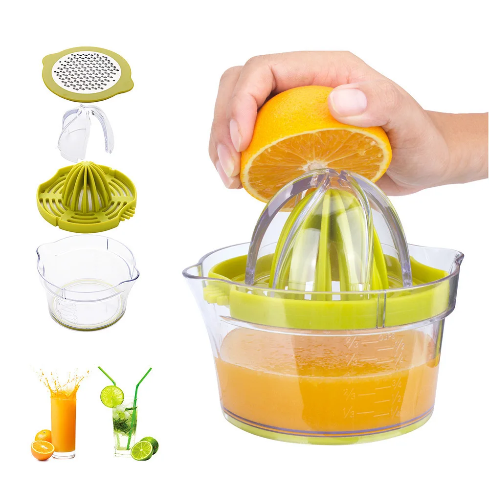 

Manual Juicer Lemon Squeezer, Four In One Multifunctional Kitchen Tool, Household Orange Juicer, Lemon Fruit Juicer