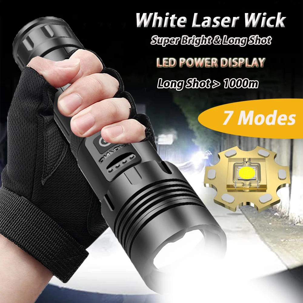 

Rechargeable Led Flashlights with 7 Lighting Modes High Lumens Torch,Bright Flashlight,High Power Flash Light for Homes,outdoor