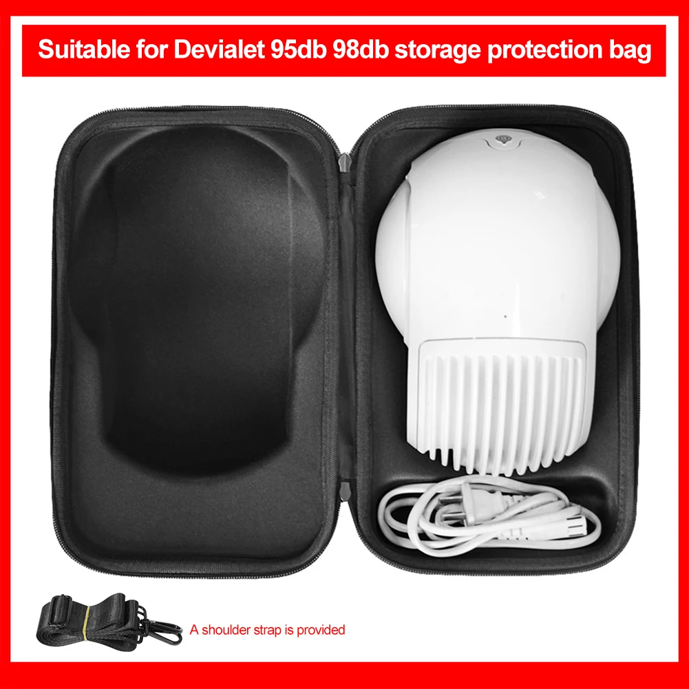 

Hard Carrying Case with Shoulder Strap Travelling Case EVA Portable Storage Bag for Devialet Phantom II 95/98dB Wireless Speaker