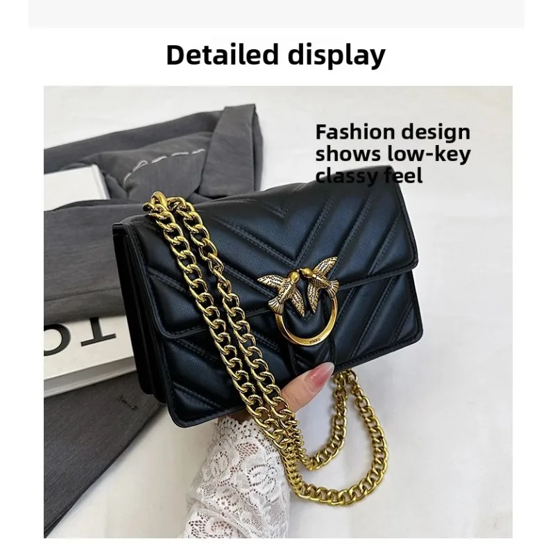 

2026 Stylish Swallow Shoulder Bag Women Versatile Crossbody Lightweight Essential Daily Purse