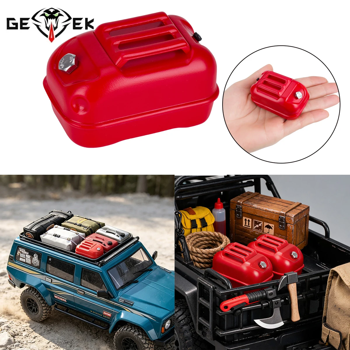 1/10 RC Crawler Vintage Oil Barrel Simulation Decoration for TRX4 SCX10 H10 Capra Accessories