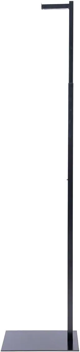 

Adjustable Single Arm Clothes Rack - Black Display Stand for Retail Stores and Boutiques