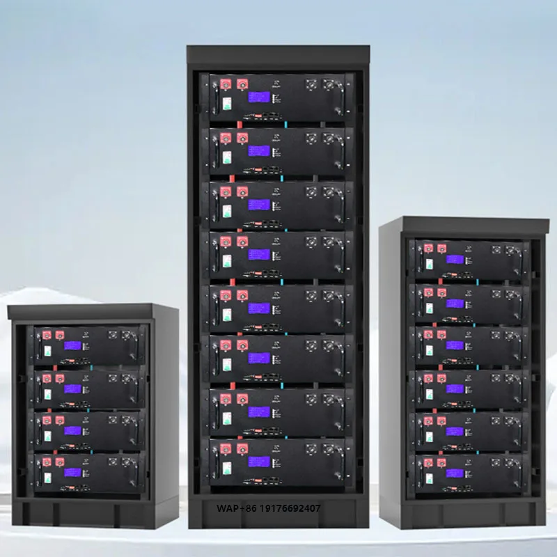 Lifepo4 51.2Kwh 10.24Kwh Lithium Battery Rack Mounted 25.6V 51.2V 100Ah 150A 200 Ah 300Ah Li-Ion Lfp Battery Packs