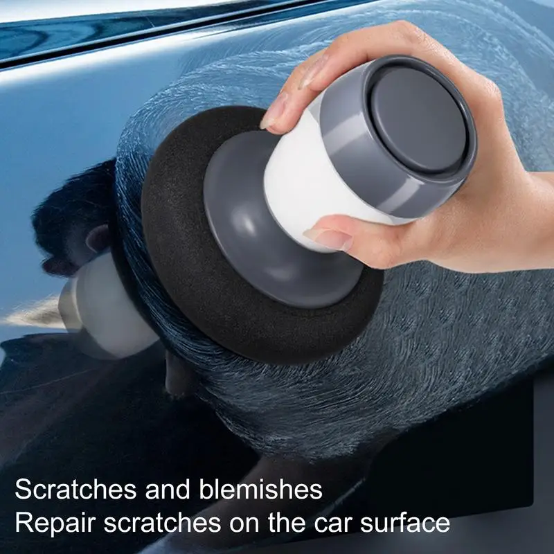 Car Wheel Waxing Sponge Car Wheel Sponge Brush Ergonomic Grip With Unique Lotion Polishing Coating Cleaner Avoiding Scratches