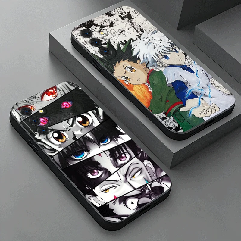 Soft Phone Case For Samsung A17 A37 A57 A16 A36 A56 A15 A35 A55 Hunter X-Hunters Anime A14 A34 A54 A13 A33 A53 A27 A26 A25 A24 A
