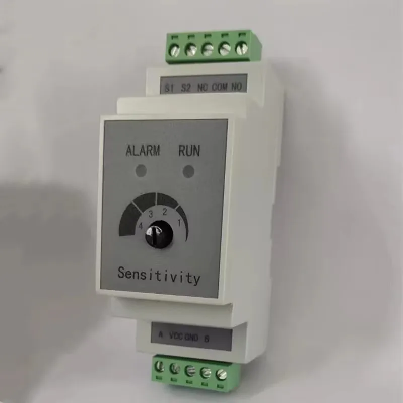 35mm Din Rail Liquid Water Leakage Detector Alarm with 1M Sensor Wire Water Switch Relay Output Flood Alarmor Alertor