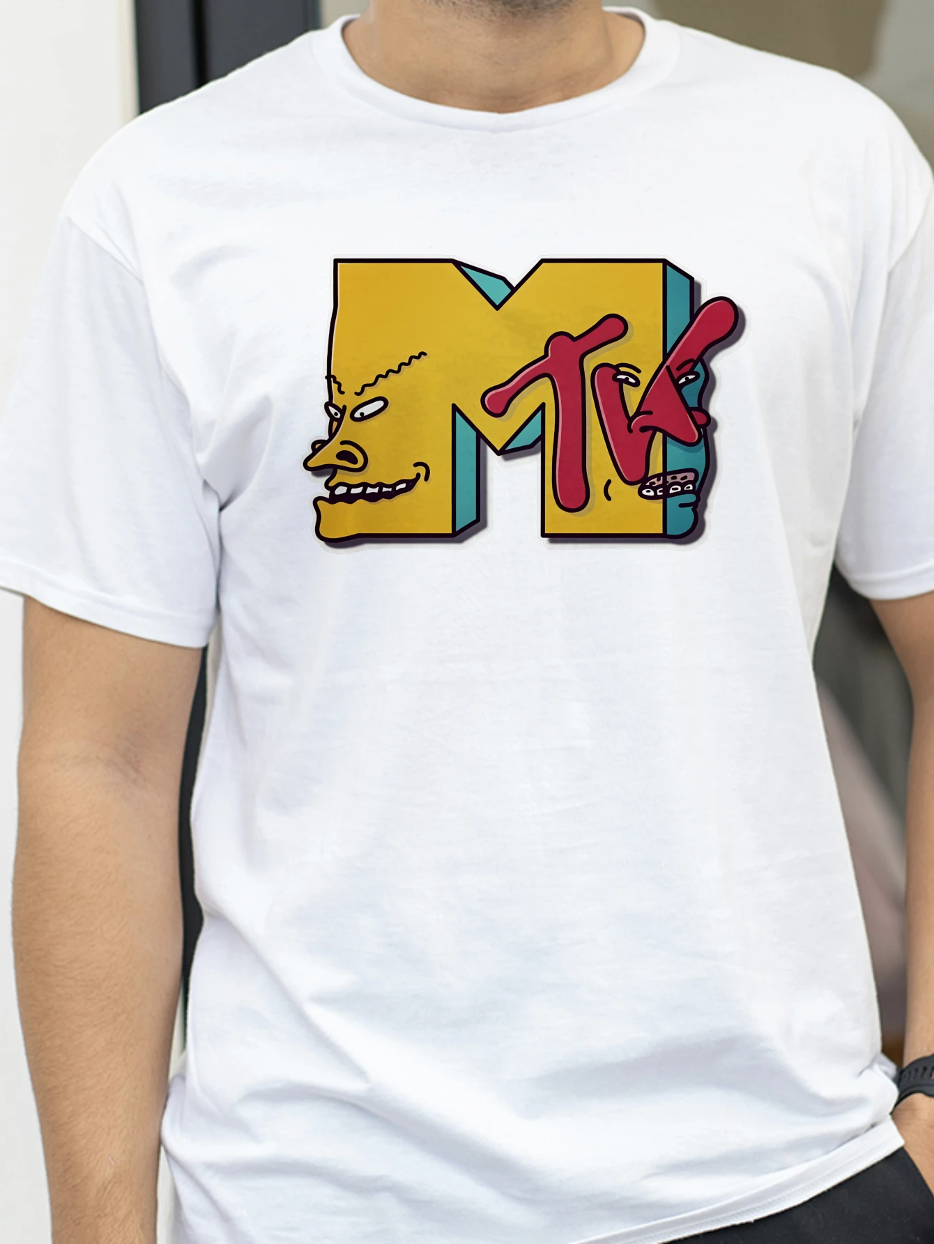 

MtvTelevision Graphic tshirt new model Men Clothing Retro T Shirt Vintage Rock Hip Hop Tv T Shirt Summer Unisex Casual Tshirt