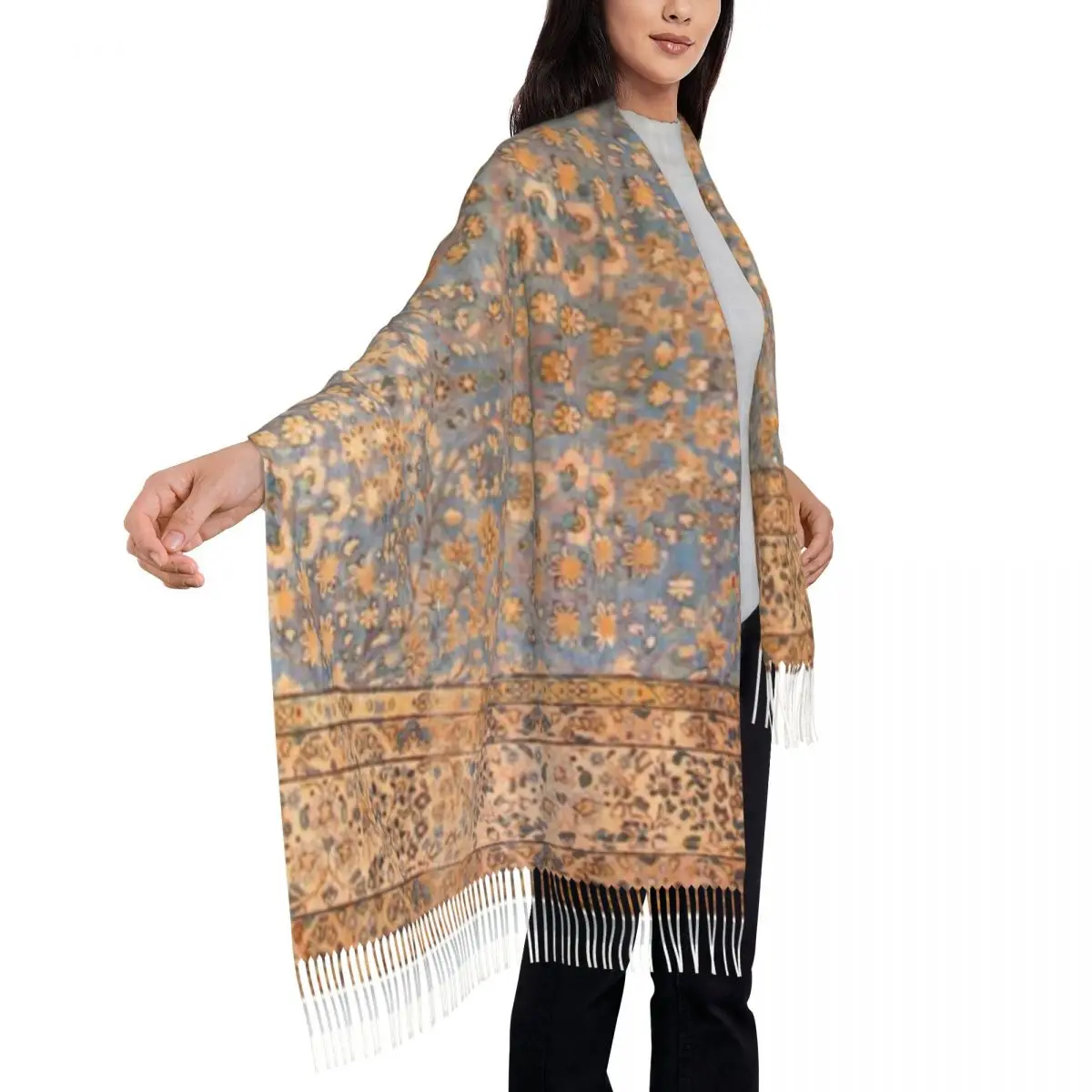 Chal Pashmina Estampado Persa Antiguo