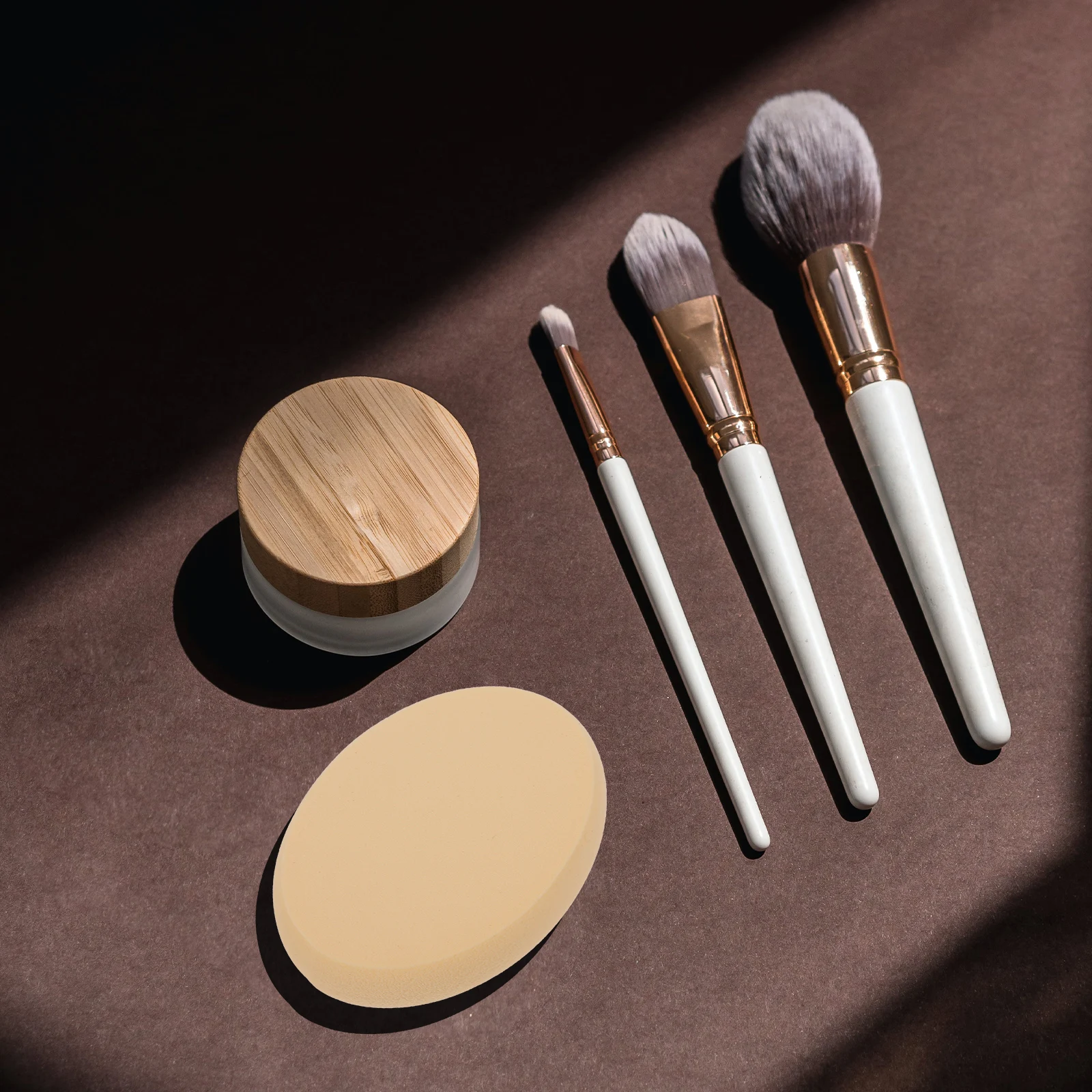 

3Pcs Powder Cream Oval Makeup Soft Supple Pads Facial Makeup Tools Powder Puff Puff