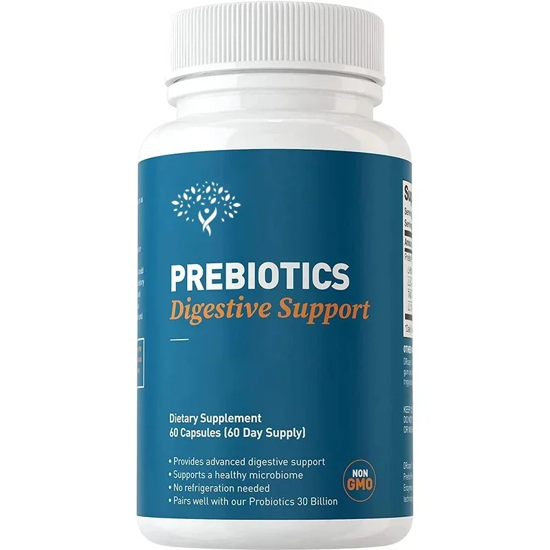 

60 Capsules Probiotics, Digestive And Intestinal , Vegetarian And Non Gmo, Suitable For Both Men And Women