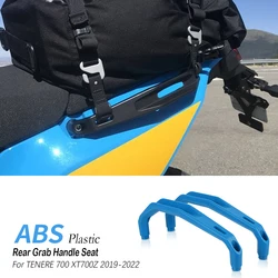 Tenere700 XT700Z reposabrazos manija de agarre trasera asiento manija de mano barra de agarre riel para Yamaha Tenere 700 2019- 2025 accesorios de motocicleta