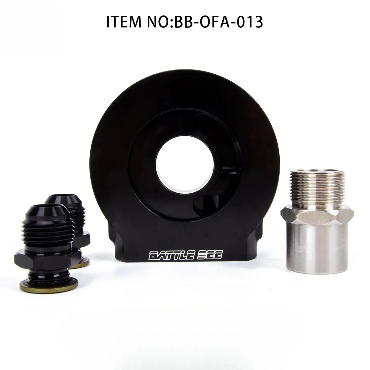 1Unit Sandwich Oil Cooler Adapter For Hyundai Terracan Grand Starex H1 Kia Carnival Bongo New Condition BATTLEBEE BB-OFA-013