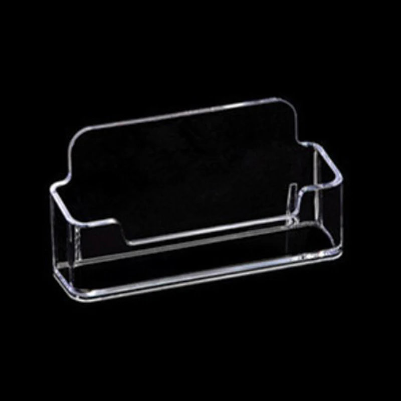 Acrylic Transparent Desktop Business Card Holder Place Card Holder Shelf Box