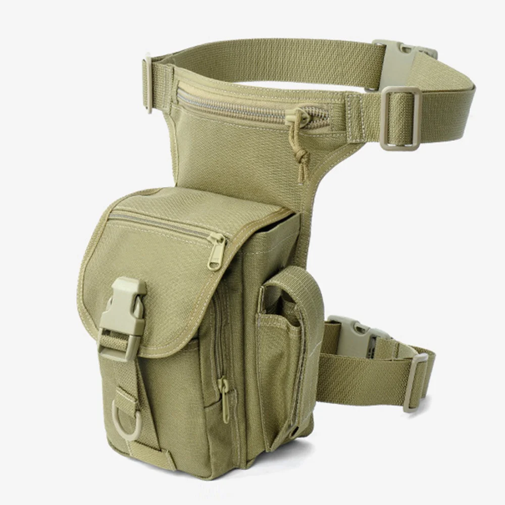 High Quality Nylon Men Belt Bum Fanny Waist Pack Trend Ride Motorcycle Molle Male Travel Climb Assault Camera Leg Hip Drop Bag