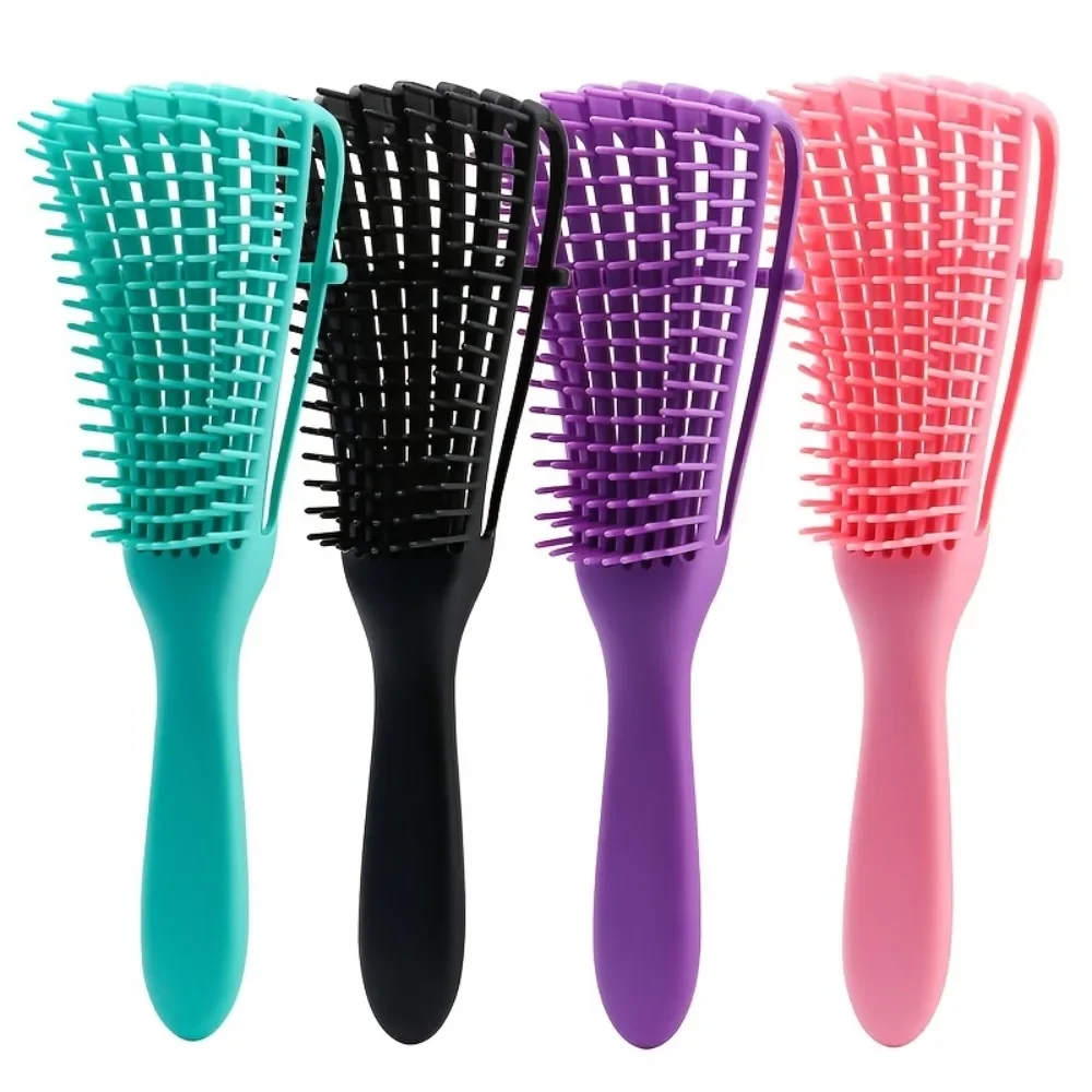 Hair Comb Detangling Brush Scalp Massage Hair Brush Detangler Brush for Curly Hair Thick Octopus Hairbrush Women Men Salon