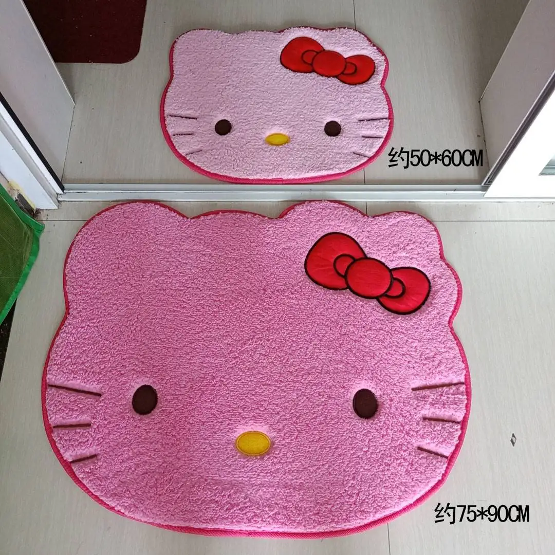 Sanurgente-Tapis de sol en velours absorbant pour enfants, Hello Kitty lea Cartoon, Polymères de bain mignons, Memory Footvirus, Antidérapant, HOCarpet Cotto