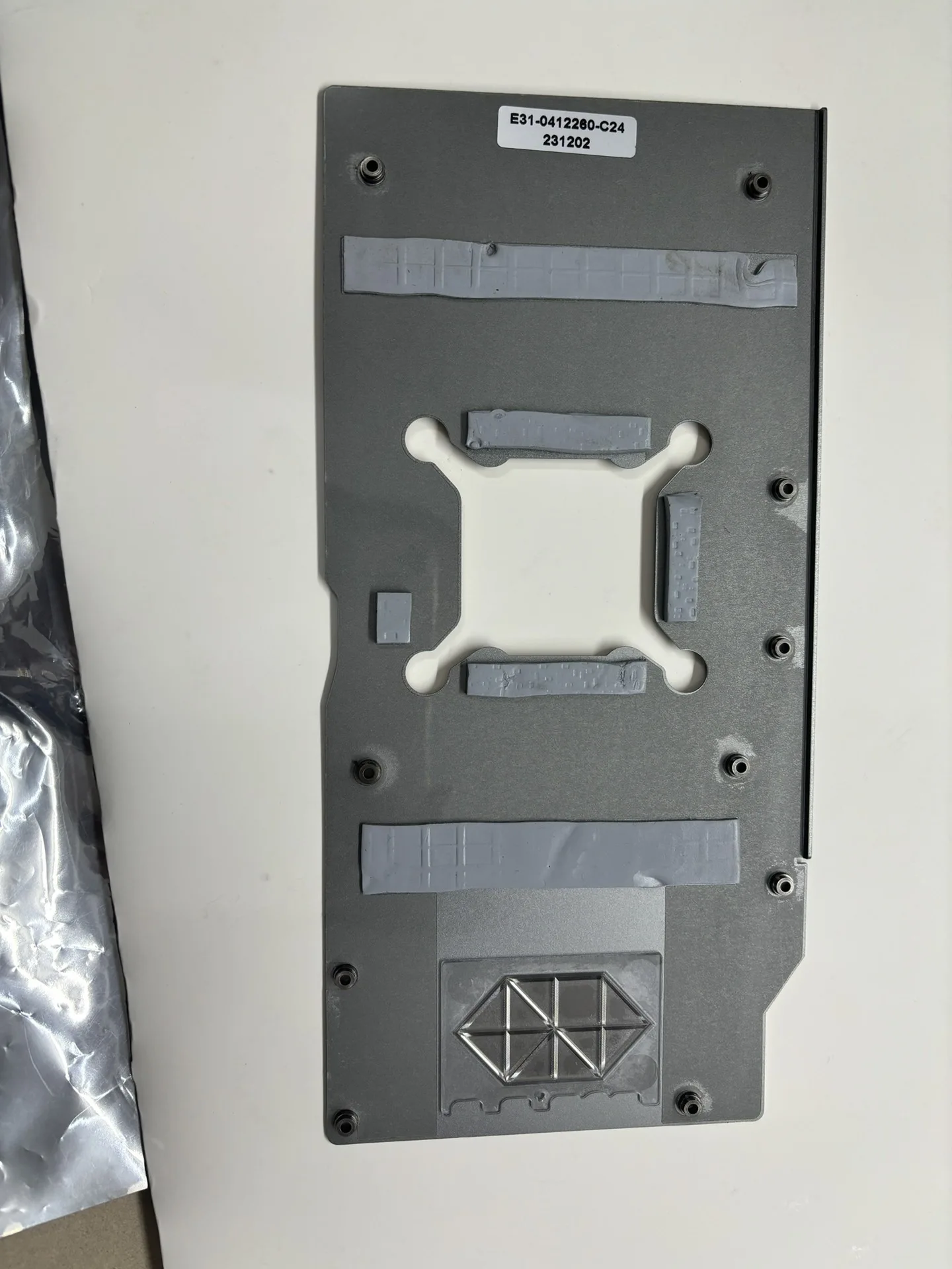 ل HIS RX 580 بطاقة الفيديو المبرد الأصلي RX580 بطاقة الرسومات استبدال بالوعة الحرارة