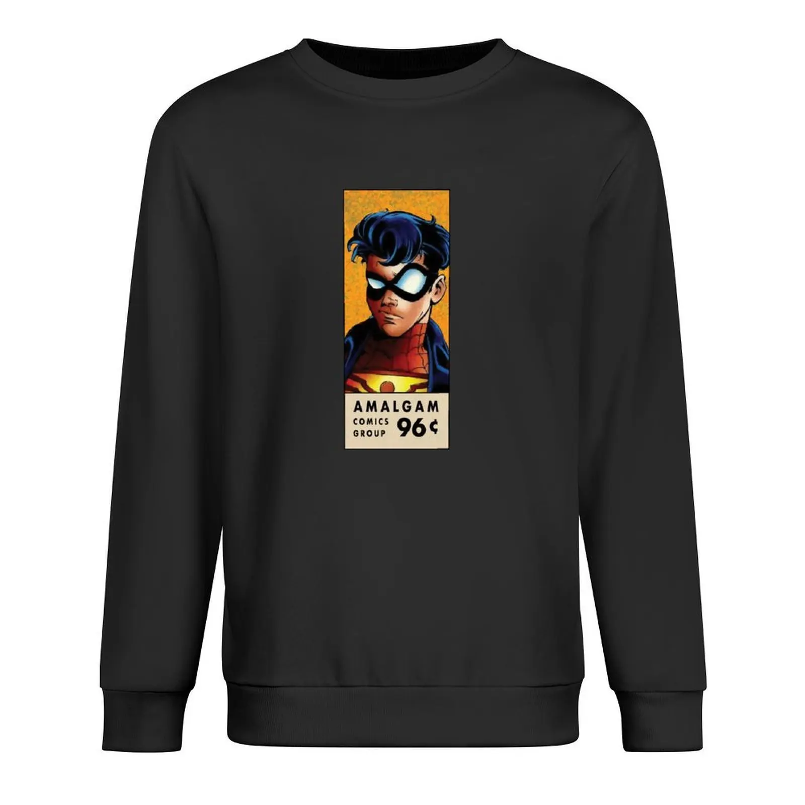 

Spider Boy Amalgam Comics - Retro Corner Box Pullover autumn new products men's sweat-shirt set autumn new sweatshirt