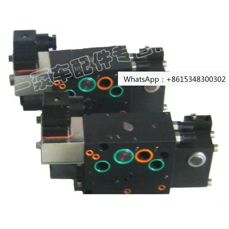 Multi-way valve pump truck boom multi-way valve intermediate link single valve plate