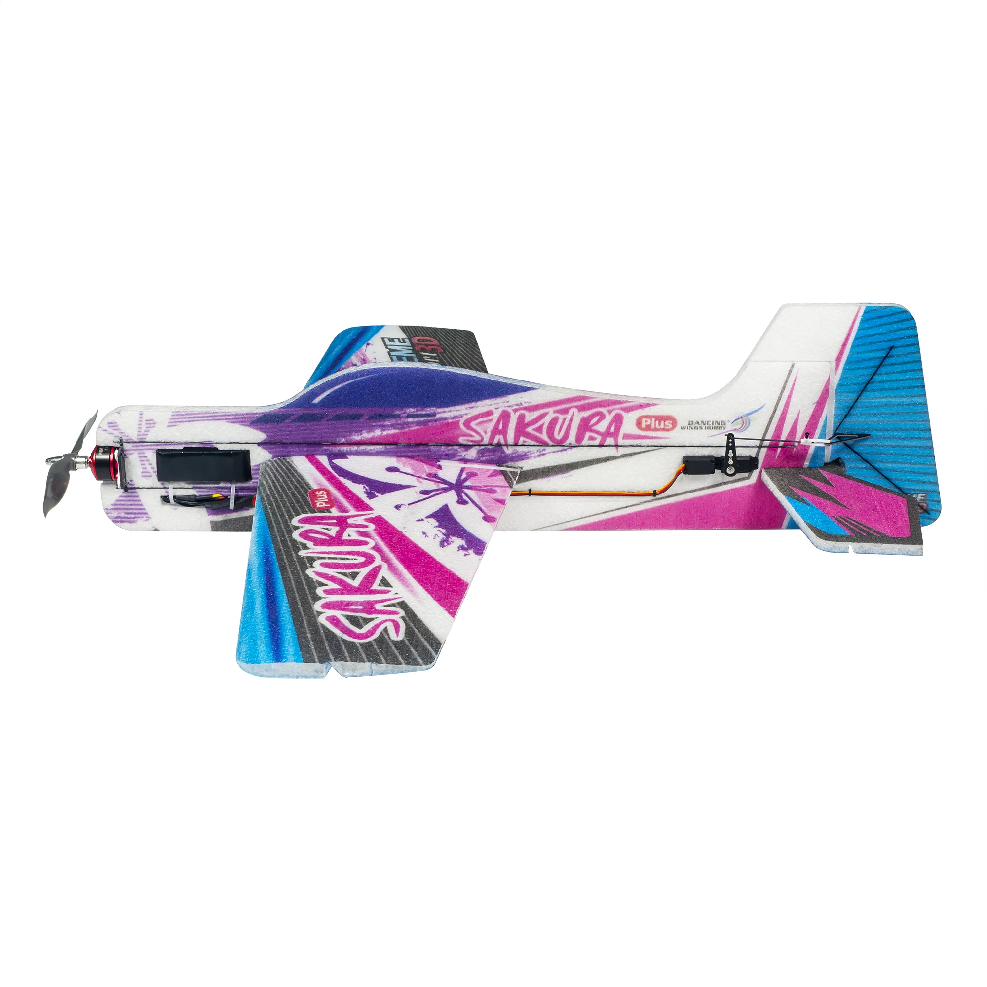 DW Hobby 2024 NEW E44 3D Airplane 600mm Wingspan Sakura Plus KIT EPP Radio Control Toy Hobby DIY Aeroplane to Build