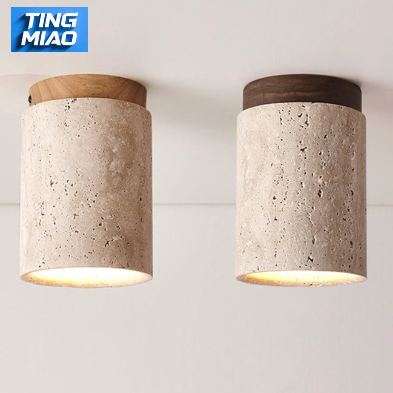 

Limestone Modern Minimalist Ceiling Chandelier Light for Hallway Foyer Bedroom Stairway Interior Home Decor Fixture