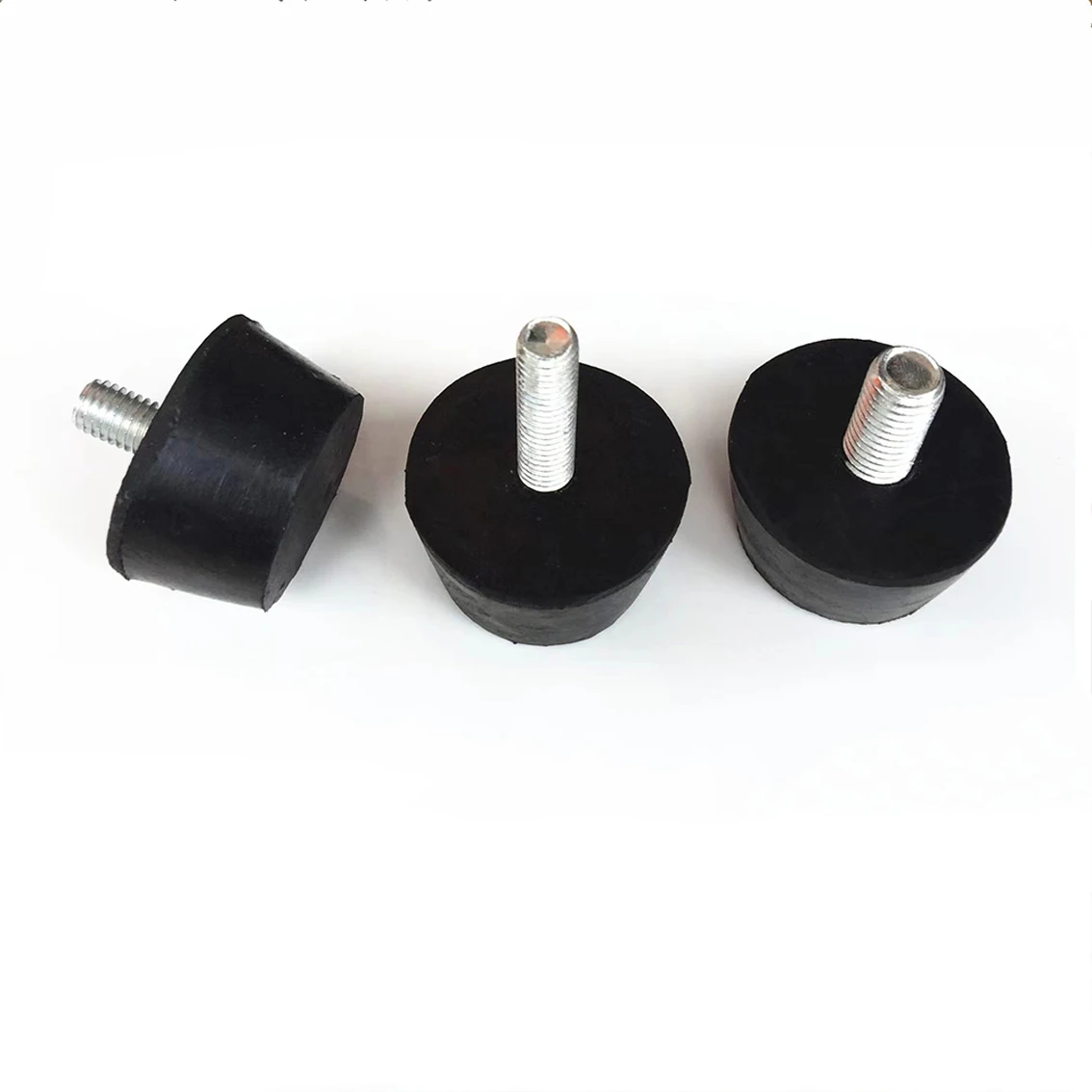 1-10PCS With screws M8 M10 Rubber Table And Chair Foot pad Furniture Leg Anti-Skid Adjustable Platform Foot Floor Protector