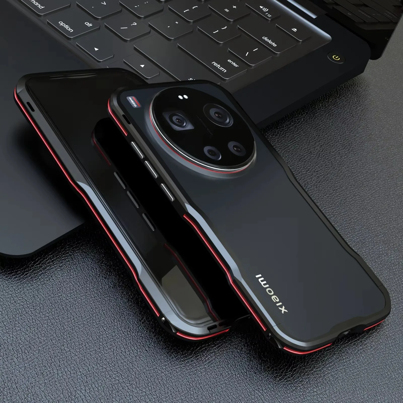 

Высококачественный металлический защитный чехол-бампер для Xiaomi 17 Ultra, военный стандарт защиты от падений, охлаждающий чехол-футляр