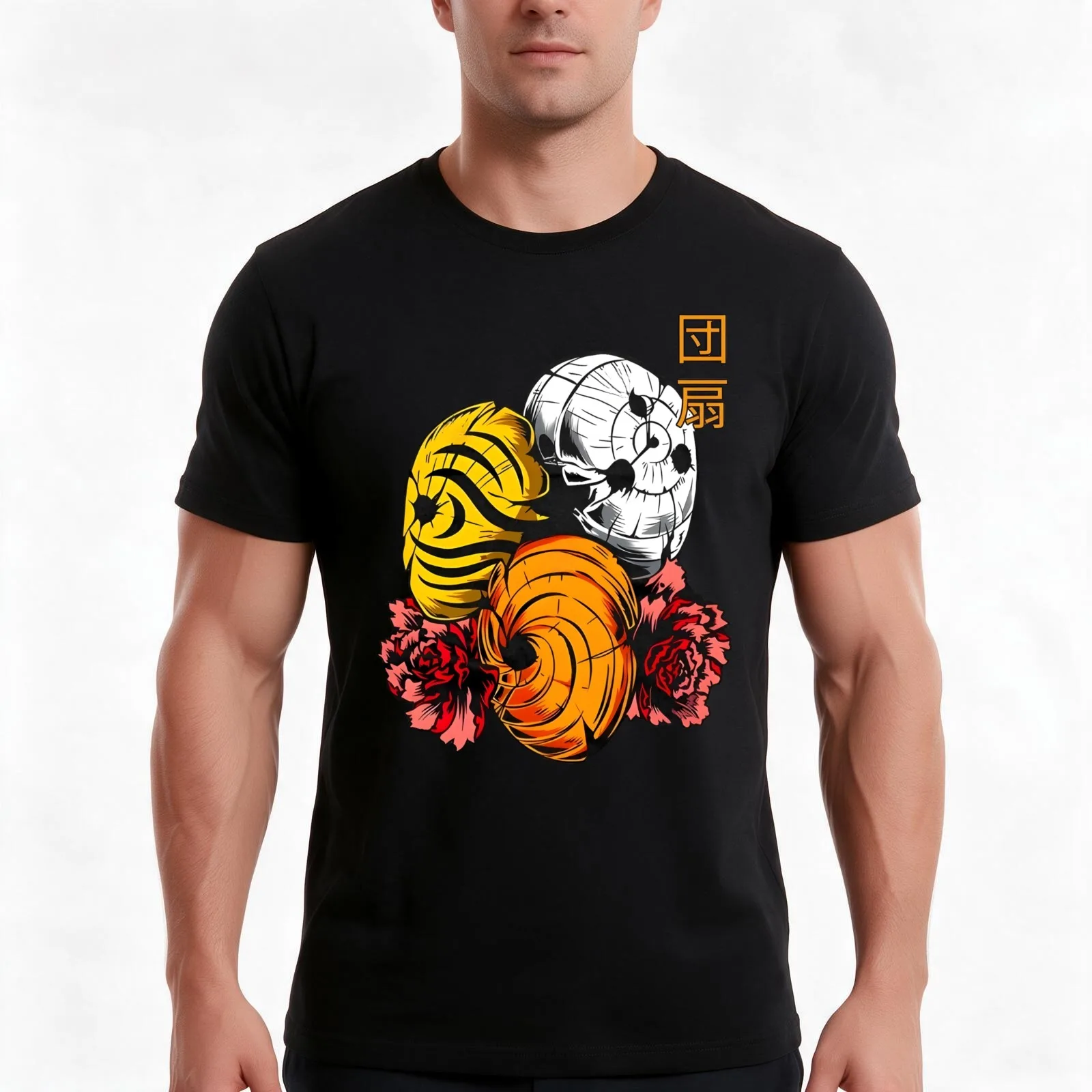 Revenge masks T-Shirt Summer Casual Cotton Tee Oversized Streetwear Tops Vintage Graphic Print Loose Fit Short Sleeve