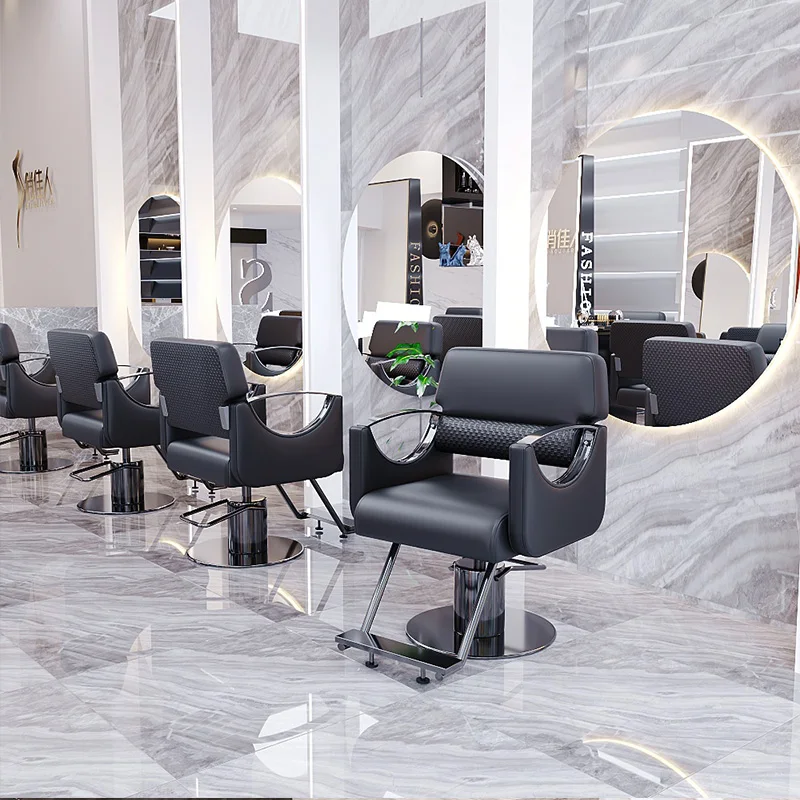 

Classic Versatile Barber Chair Swivel Inox Design Professional Salon Chair Height Modern Sillas De Barberia Barber Accessories