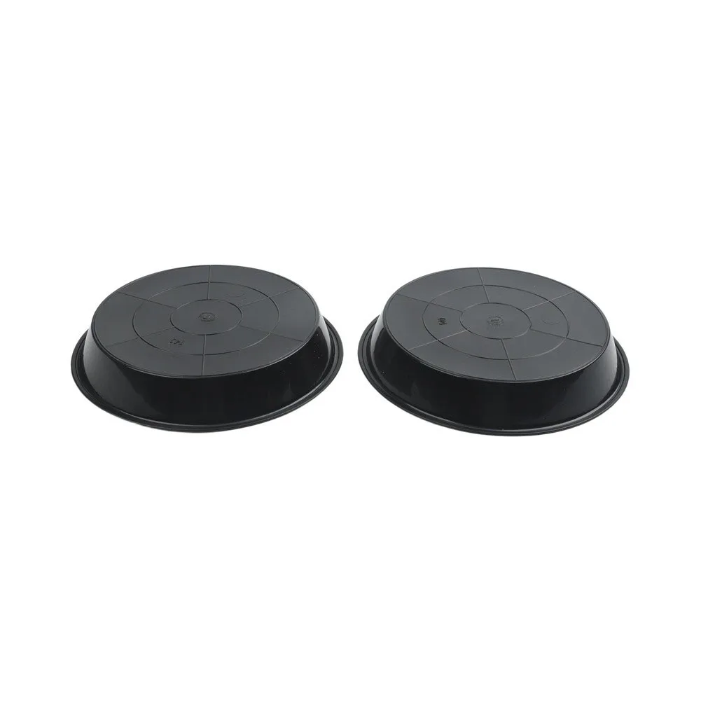 2pcs PP Round Saucer Trays for Indoor Plants Succulents Flower Pots Drainage Collection Prevent Soil Spills Home Decor