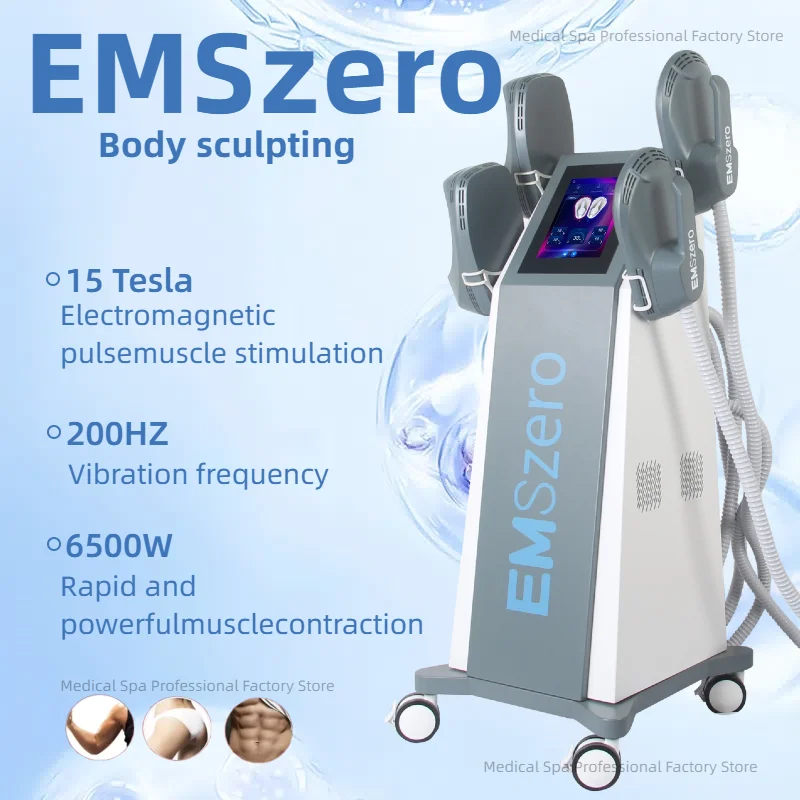 

Emszero Professional 2025 EMS Body Sculpt Machine Portable Emszero ultra 4 Handle RF Muscle Stimulator Reshaping 6500W 15 Tesla