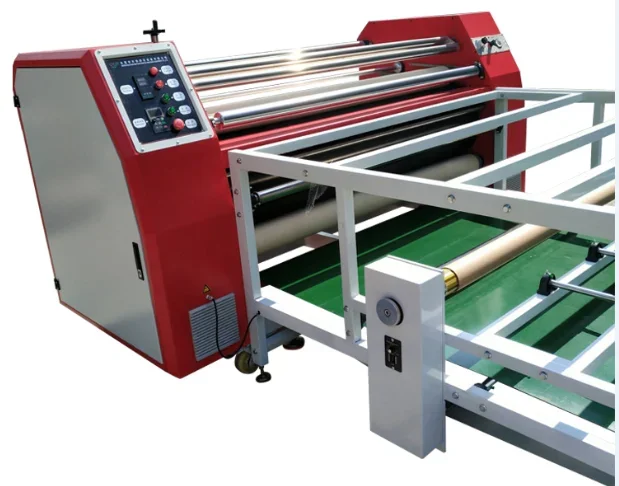 Máquina de impressão rotativa de transferência de calor, 1.7m, preço de fábrica, rolo de sublimação automática, calandra, rolo para rolo, máquina de prensa térmica